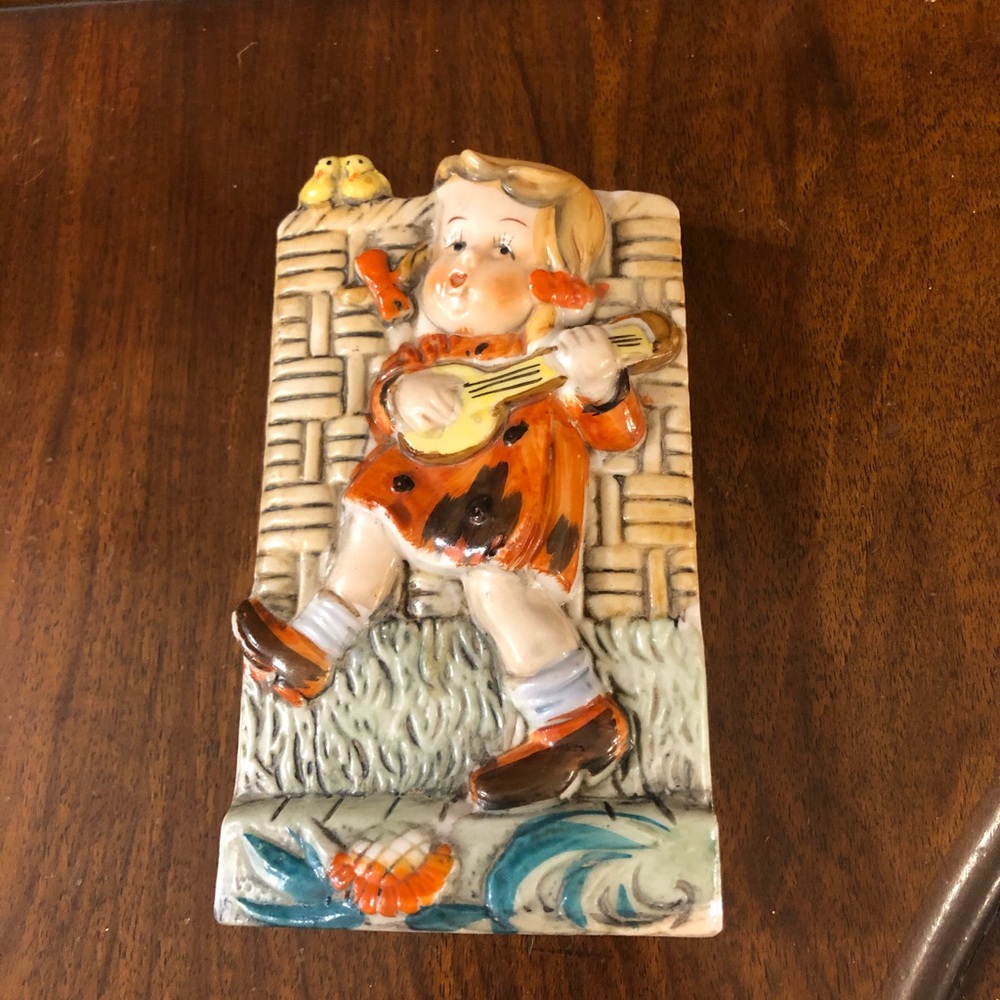 Vintage Wall Pocket Vase